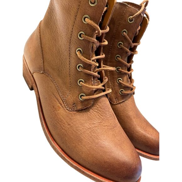 Kork Ease Violeta Bootie - Chic Lace-Up Walker Women's Size 8.5 M Brown Terra - Picture 6 of 8
